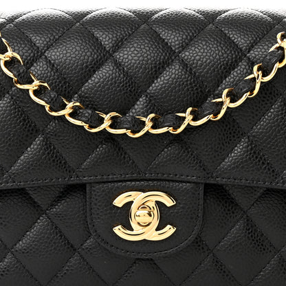 Chanel Caviar Quilted Small Double Flap Black 8 of 10