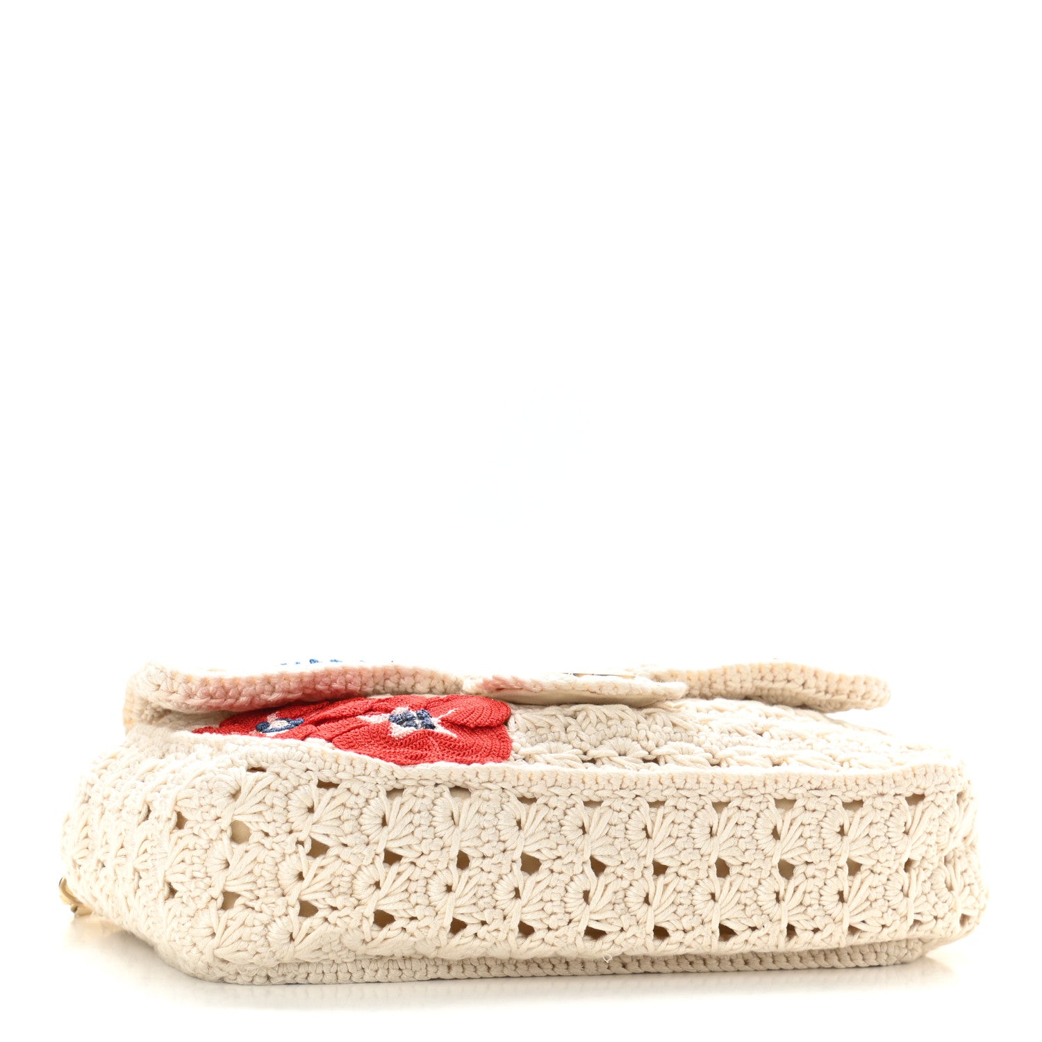 Chanel Crochet Camellia Small Flap Ivory 4 of 10