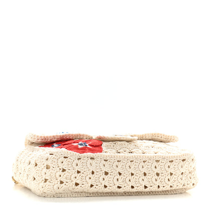 Chanel Crochet Camellia Small Flap Ivory 4 of 10