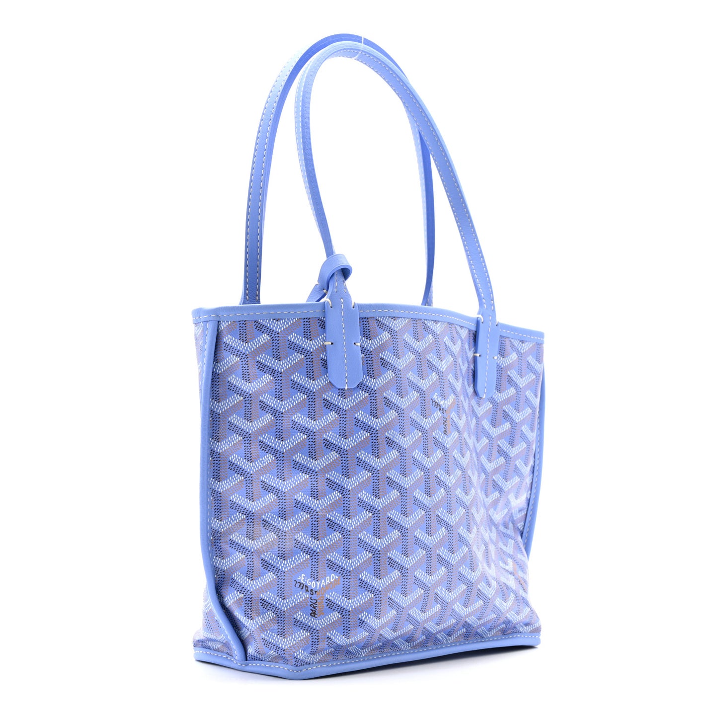 Goyardine Reversible Mini Anjou Iris