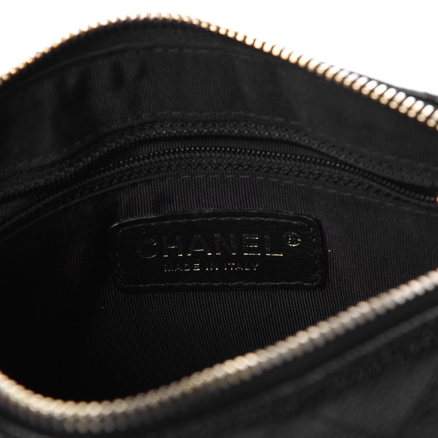 Chanel Caviar Quilted Pochette Black 5 of 7
