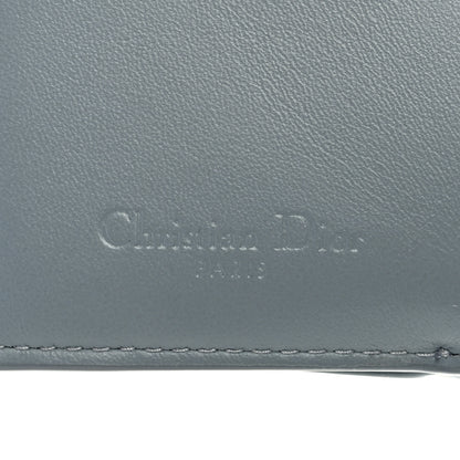 Christian Dior Patent Cannage Lady Dior Lotus Wallet Light Blue 6 of 7