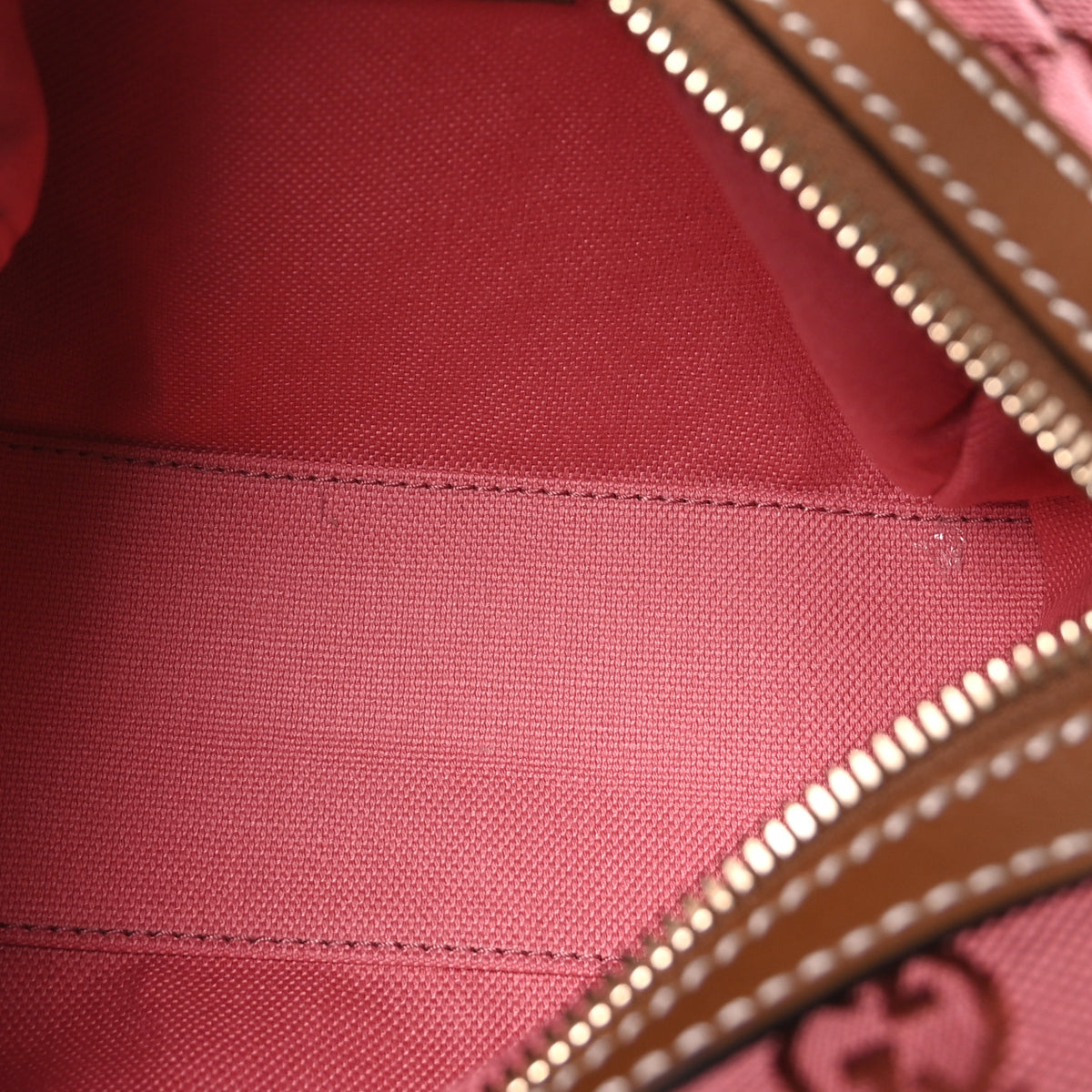 Gucci GG Supreme Web Mini GG Top Handle Bag Pink Beige 5 of 10