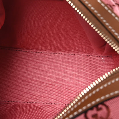 Gucci GG Supreme Web Mini GG Top Handle Bag Pink Beige 5 of 10