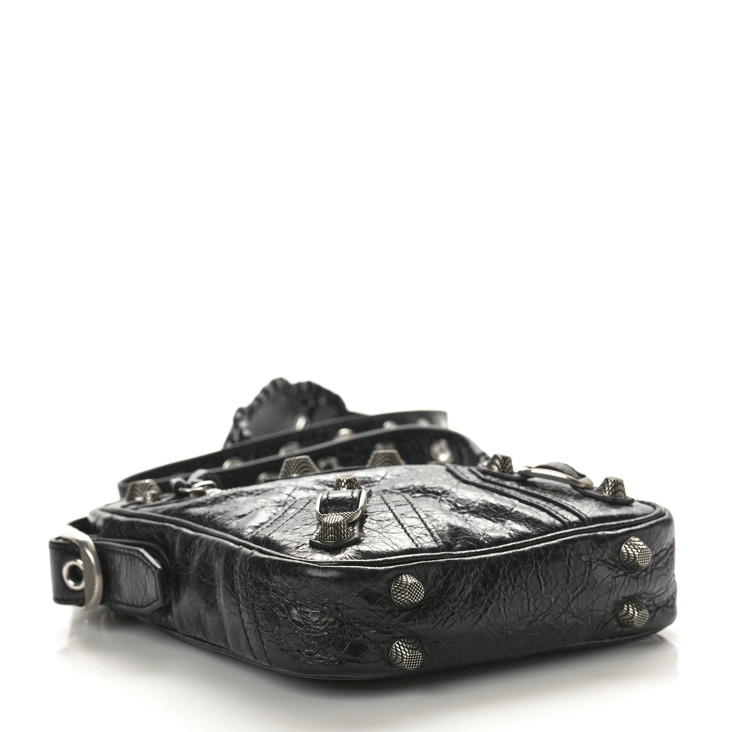 Agneau Arena Le Cagole Crossbody Bag Black