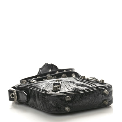 Balenciaga Agneau Arena Le Cagole Crossbody Bag Black 5 of 11