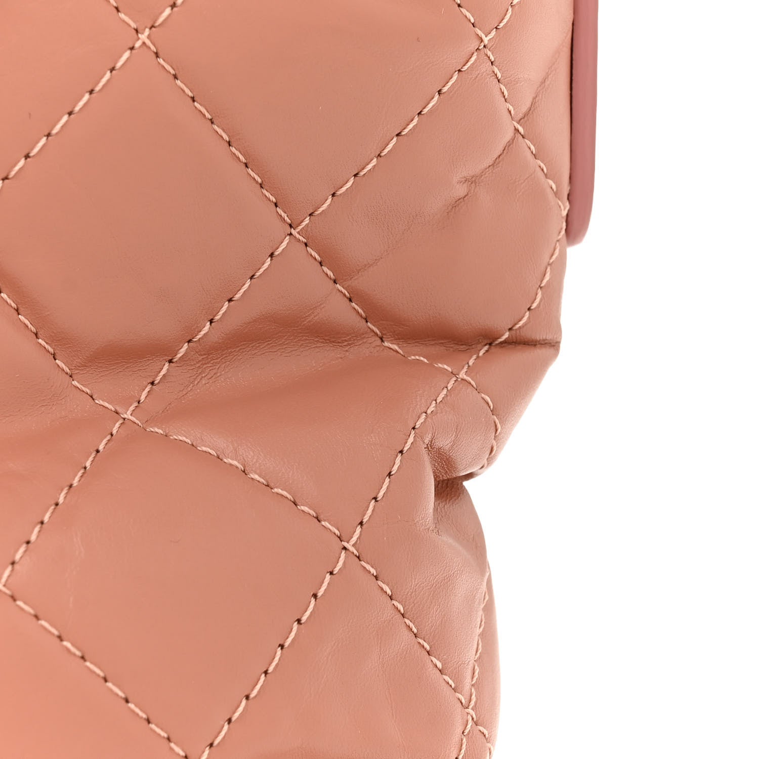 Chanel Aged Calfskin Quilted Medium Gabrielle Hobo Pink 13 of 14