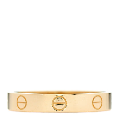 Cartier 18K Yellow Gold 3.5mm LOVE Wedding Band Ring 59 8.75 1 of 5