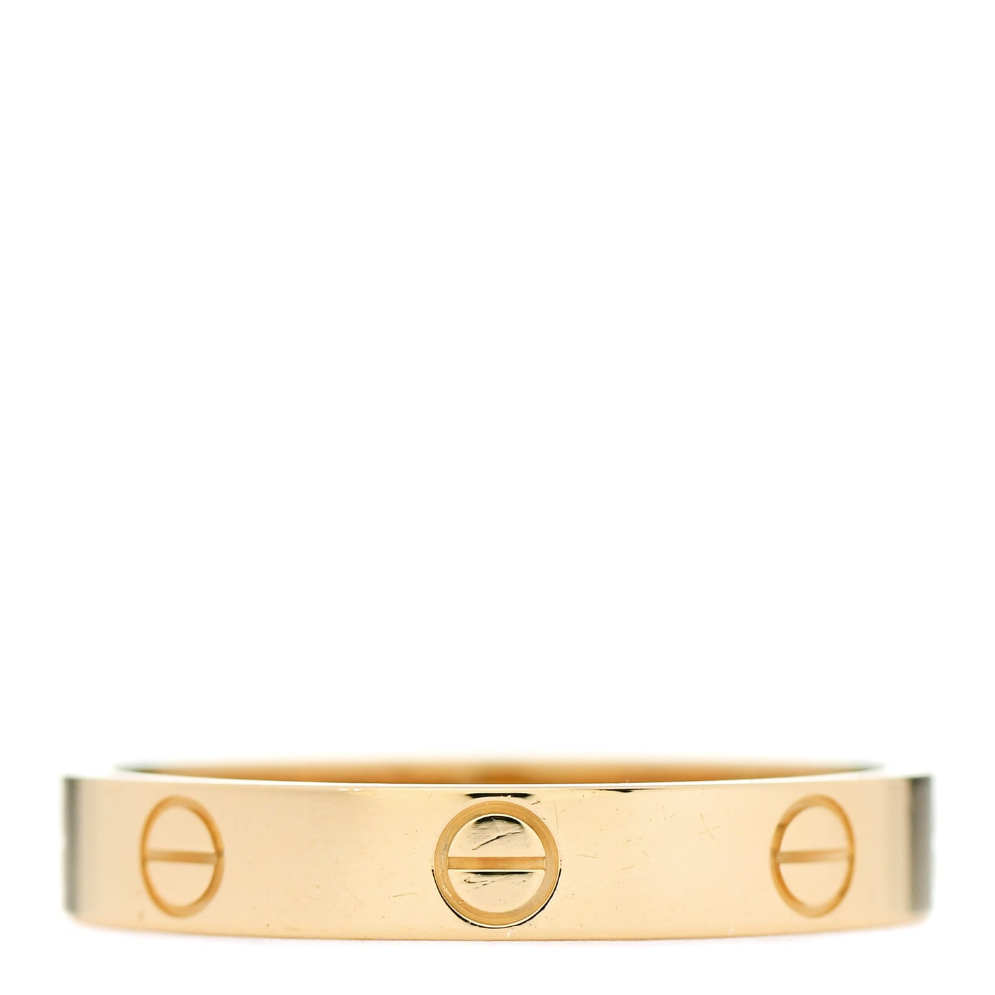 18K Yellow Gold 3.5mm LOVE Wedding Band Ring 59 8.75
