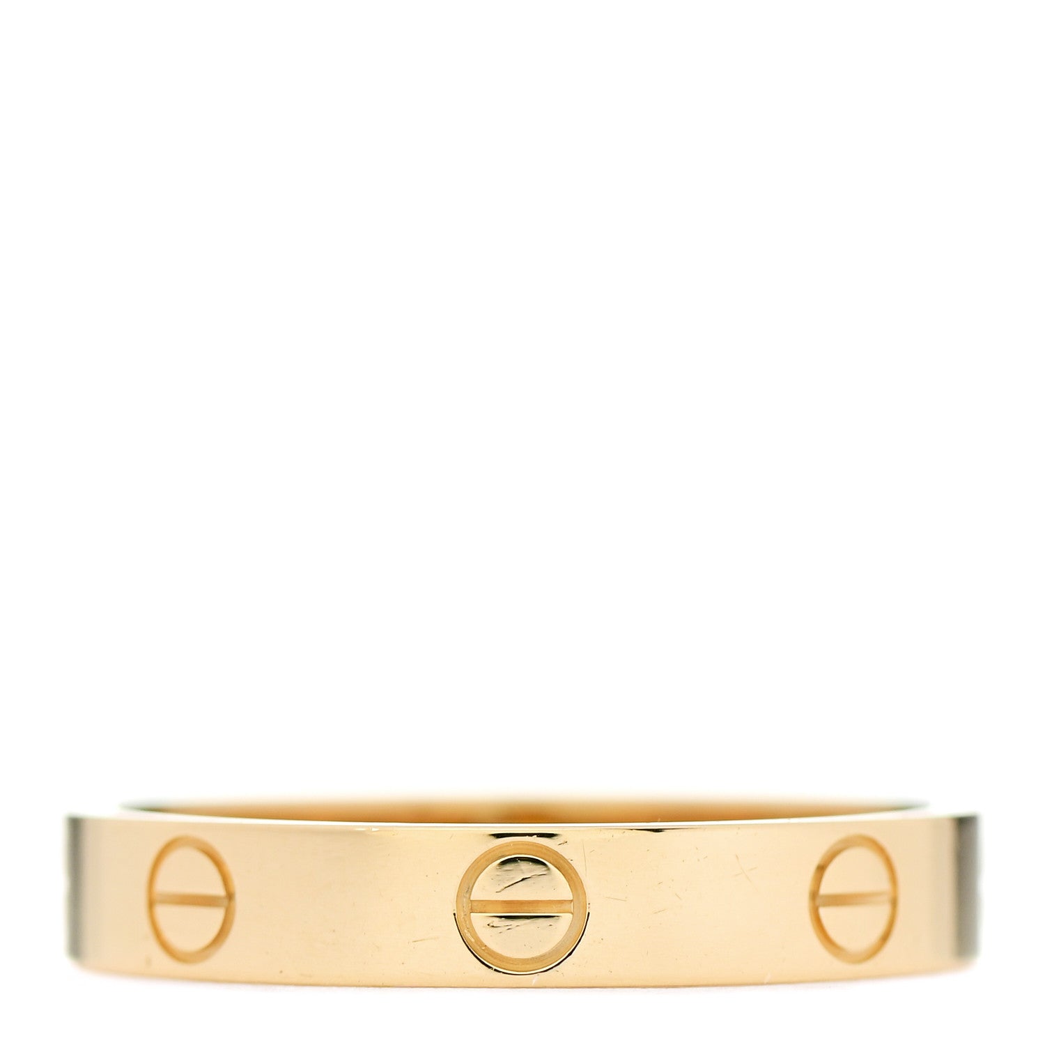 Cartier 18K Yellow Gold 3.5mm LOVE Wedding Band Ring 59 8.75 1 of 5