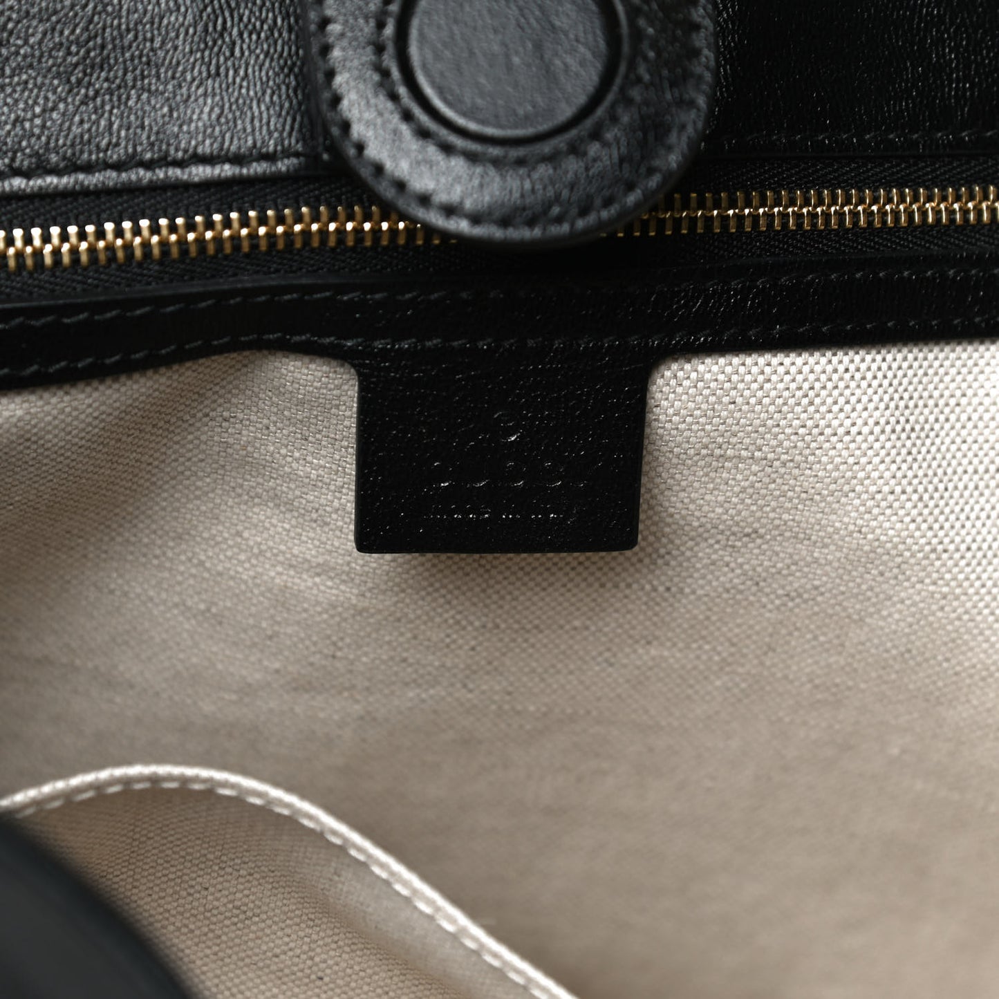 New Sakai Calfskin Lux Horsebit 1955 Tote Bag Black
