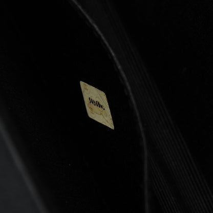 Chanel Satin Quilted Evening Bag Black 9 of 9