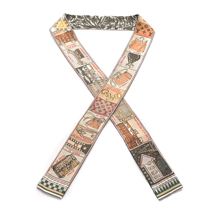 Louis Vuitton Silk Jeu De Louis BB Bandeau Kaki 1 of 4