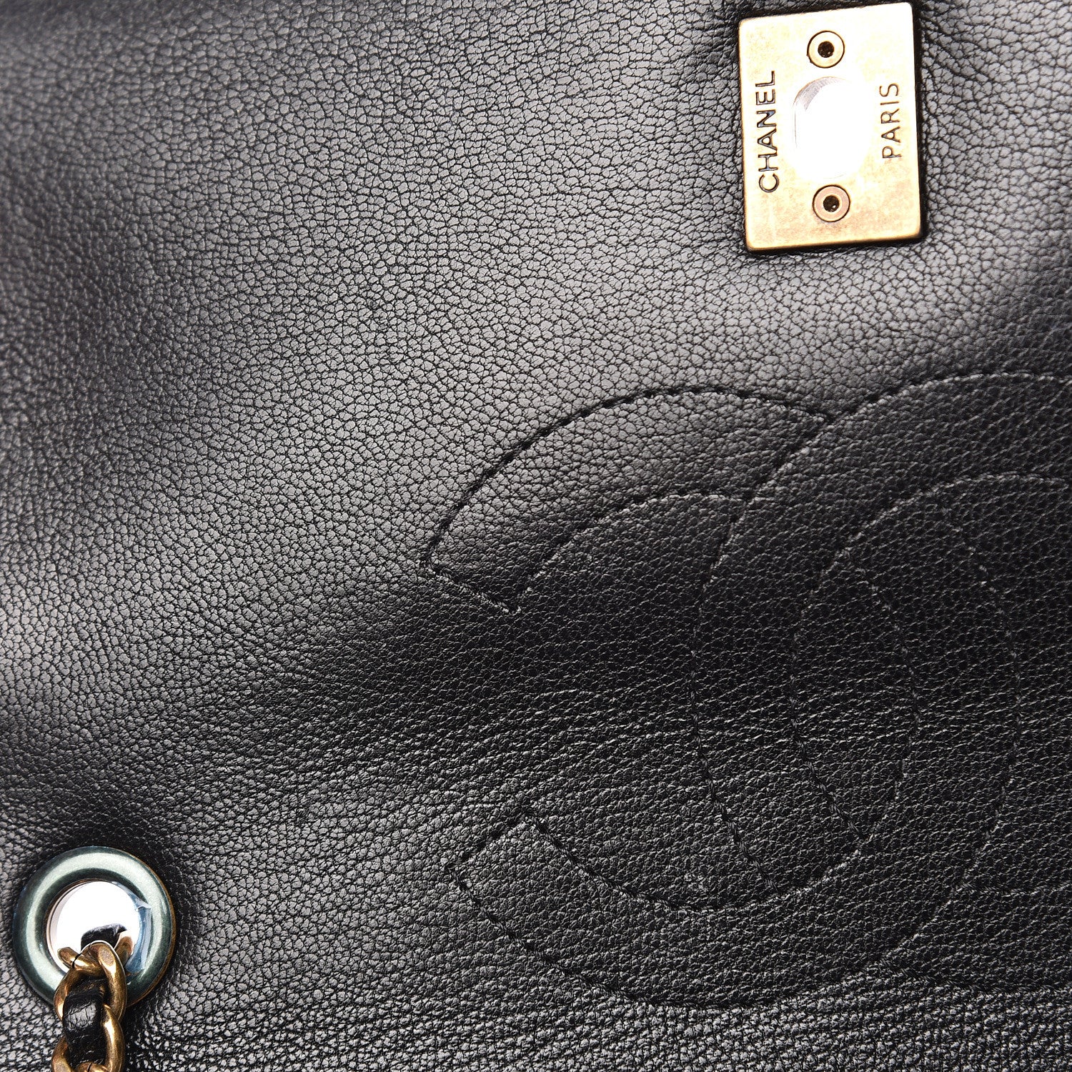 Chanel Shiny Goatskin Diagonal Quilted Small Flap Black 10 of 13