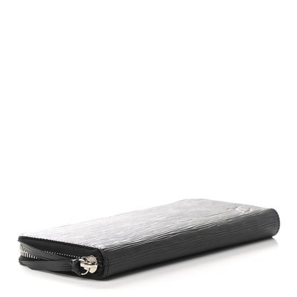 Louis Vuitton Epi Clemence Wallet Black 4 of 8