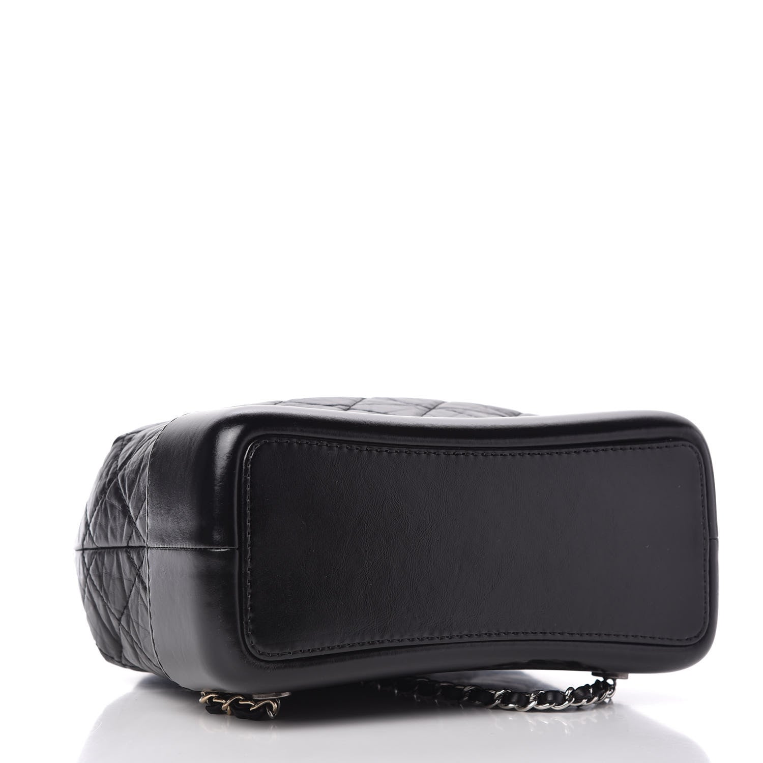 Chanel Aged Calfskin Quilted Small Gabrielle Backpack Black 4 of 10