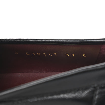Chanel Lambskin Quilted CC Turnlock Loafers 37 Black 8 of 10