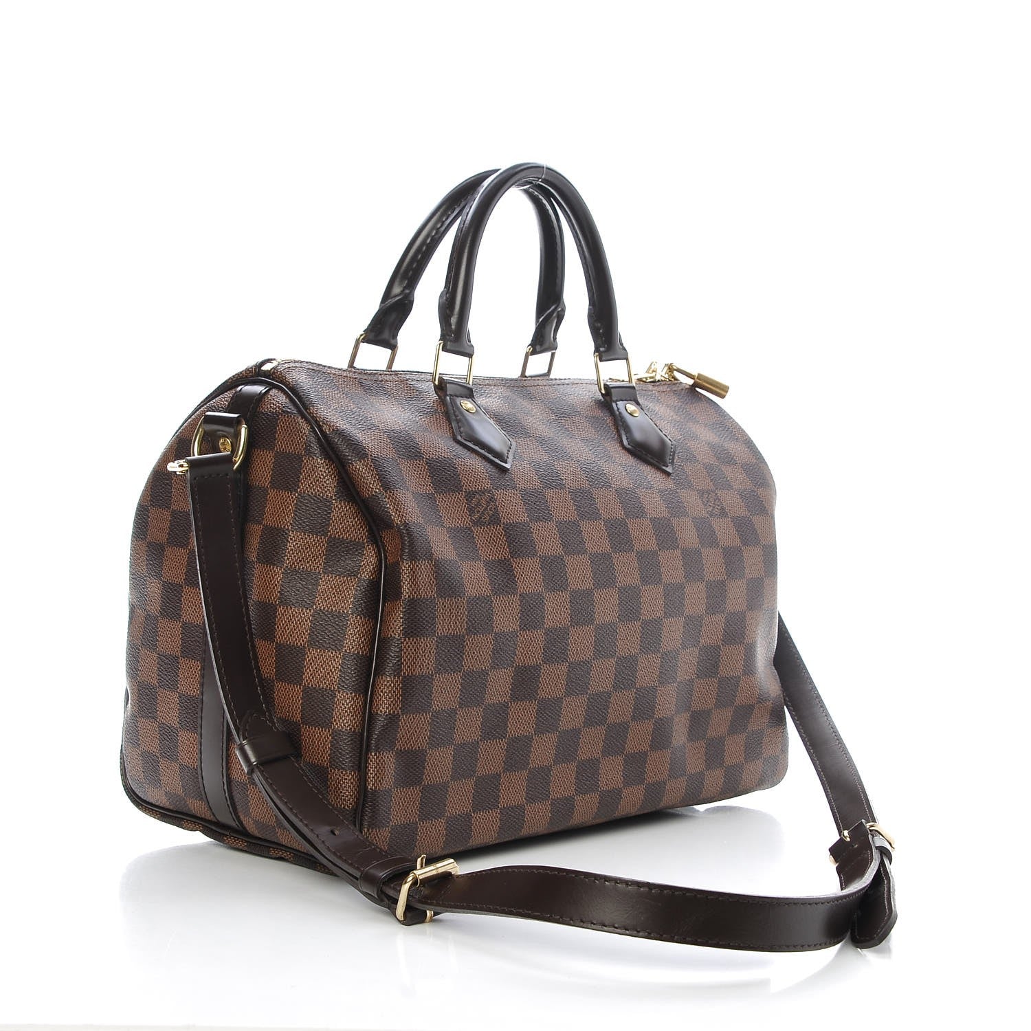 Louis Vuitton Damier Ebene Speedy Bandouliere 30 3 of 8