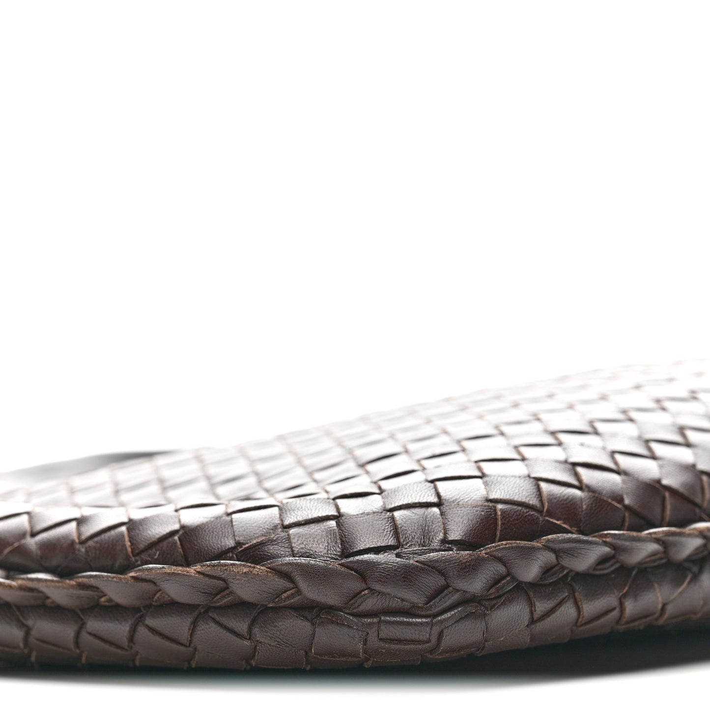 Nappa Intrecciato Medium Veneta Hobo Ebano