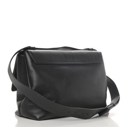 Gucci Calfskin Large GG Marmont Shoulder Bag Black 2 of 4