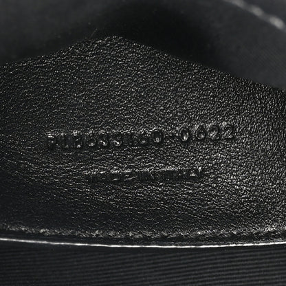 Saint Laurent Lambskin Matelasse Monogram Baby Niki Chain Satchel Black 7 of 10