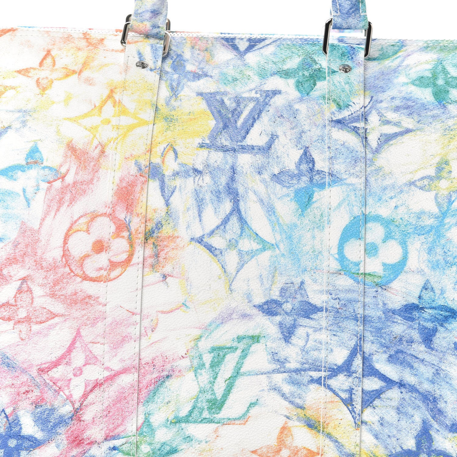 Louis Vuitton Monogram Pastel Colors Keepall Bandouliere 50 Multicolor 5 of 8