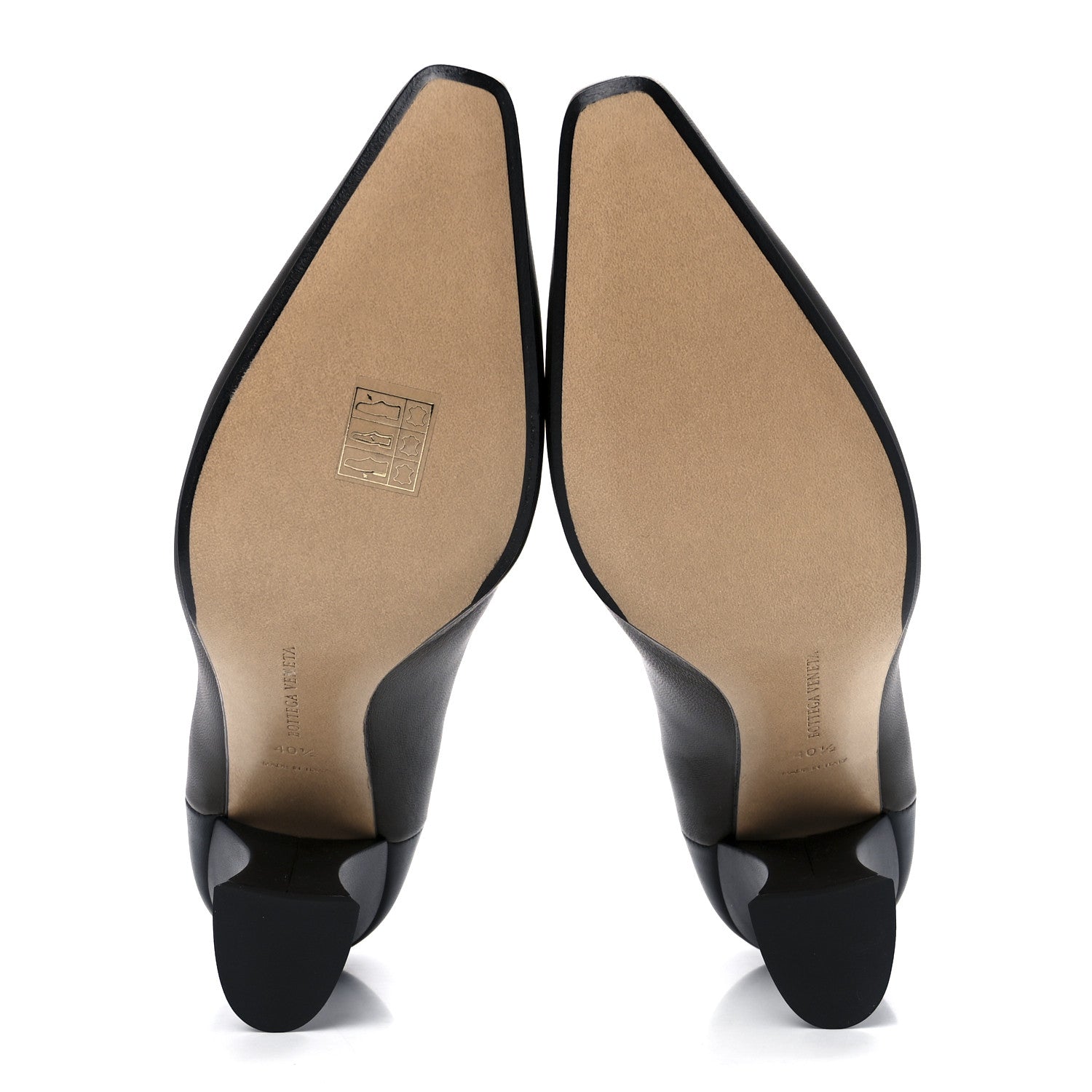Bottega Veneta Nappa Almond Pumps 40.5 Kaki Black 5 of 8