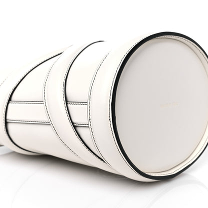 Alexander McQueen Calfskin Mini Curve Bucket Bag White 9 of 12