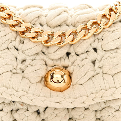 Bottega Veneta Jersey Crochet Shoulder Bag Plaster 7 of 10