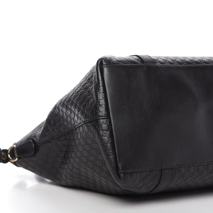 Gucci Soft Microguccissima Large Dome Satchel Black 6 of 10