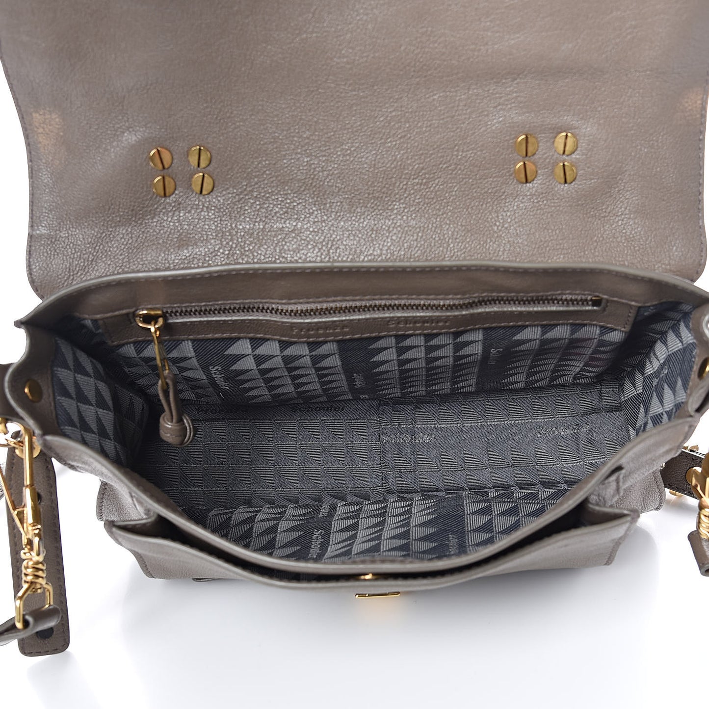 Lambskin Tiny PS1 Satchel Smoke