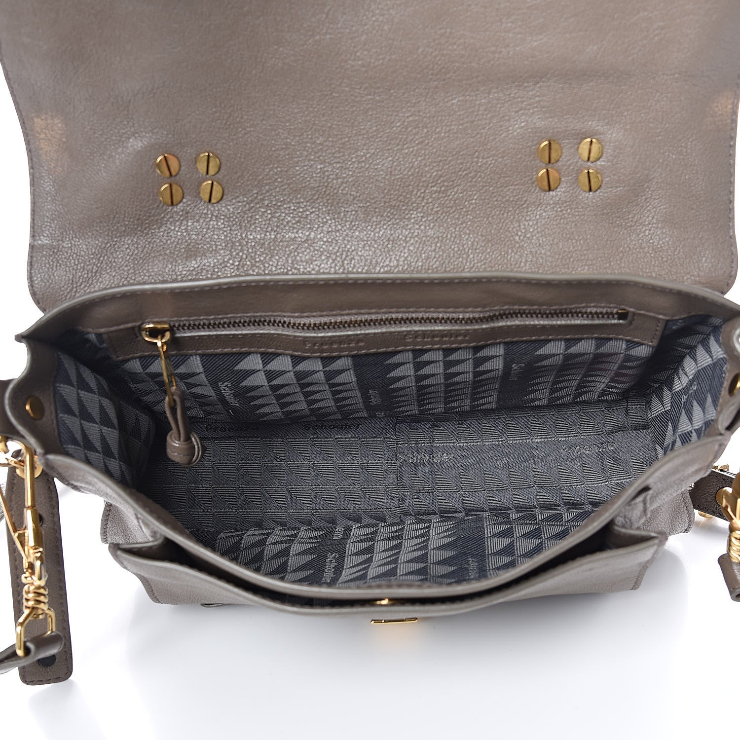 Proenza Schouler Lambskin Tiny PS1 Satchel Smoke 5 of 14