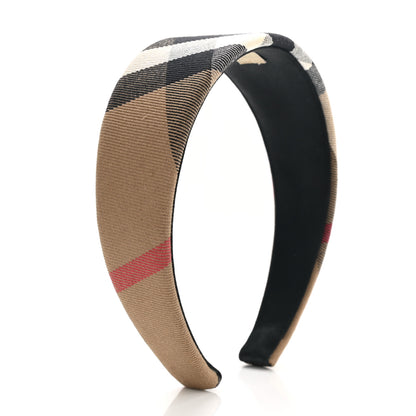 Burberry Canvas Nova Check Headband 3 of 4