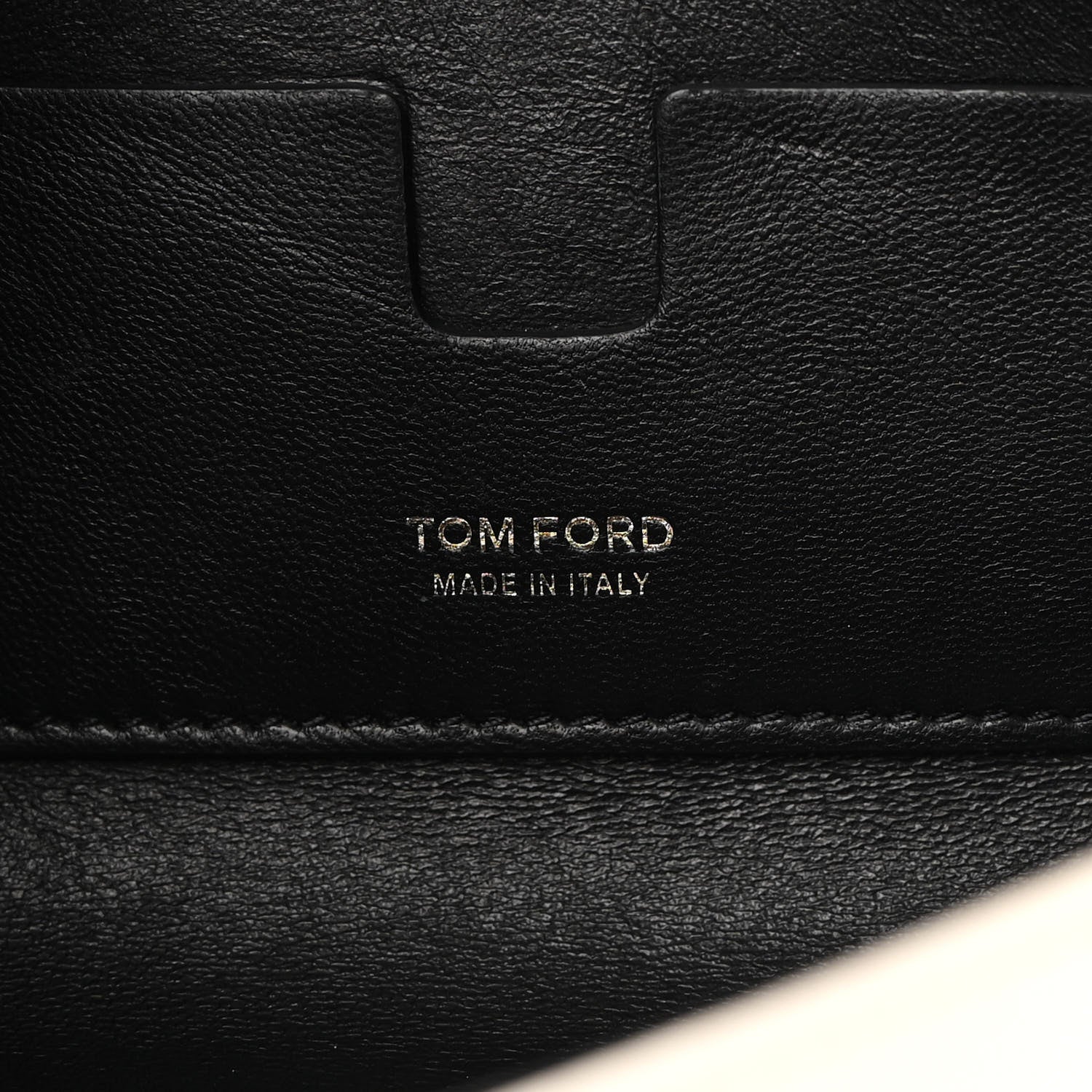 Tom Ford Calfskin Mini Label Shoulder Bag White 6 of 15