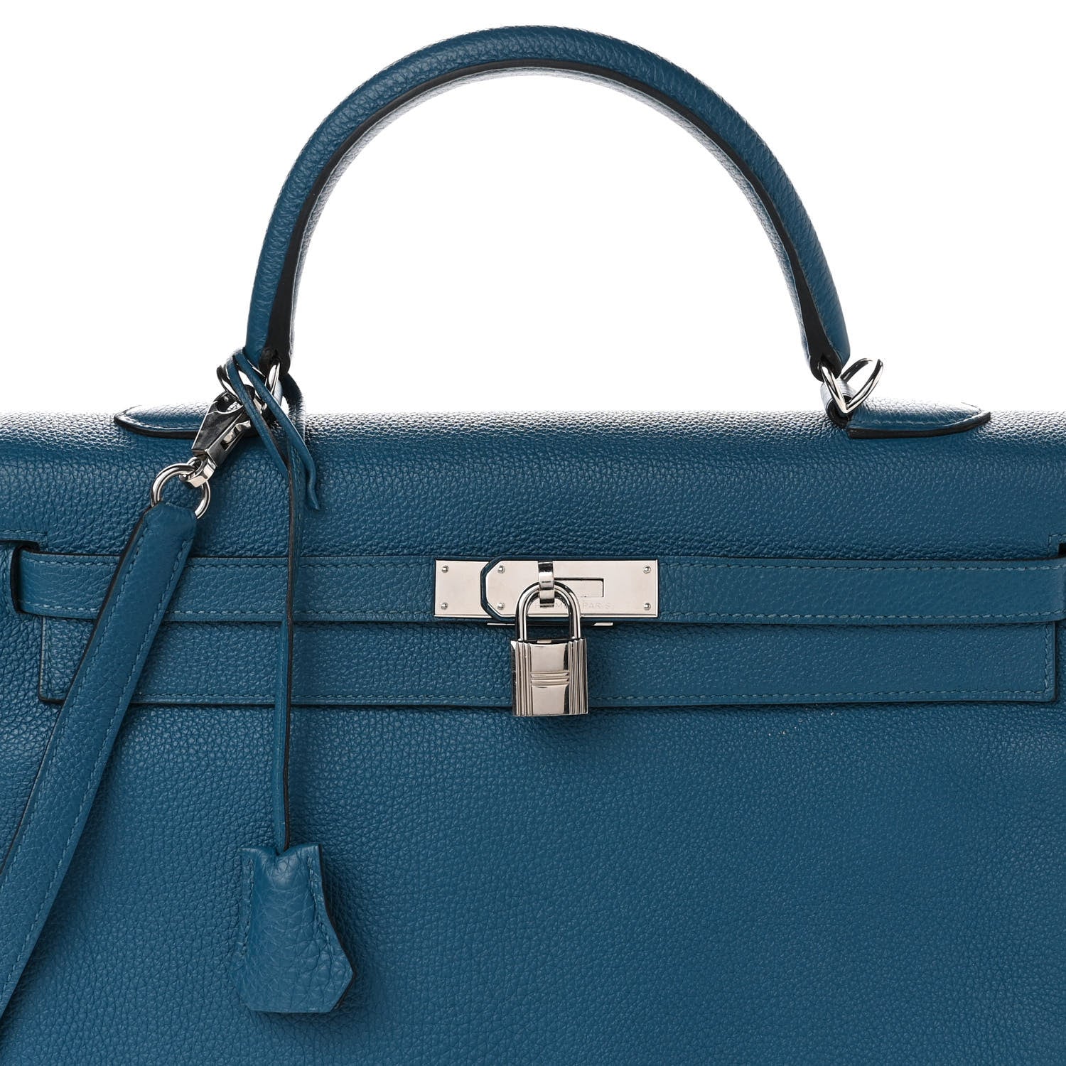 Hermes Togo Kelly Retourne 35 Bleu de Galice 8 of 12