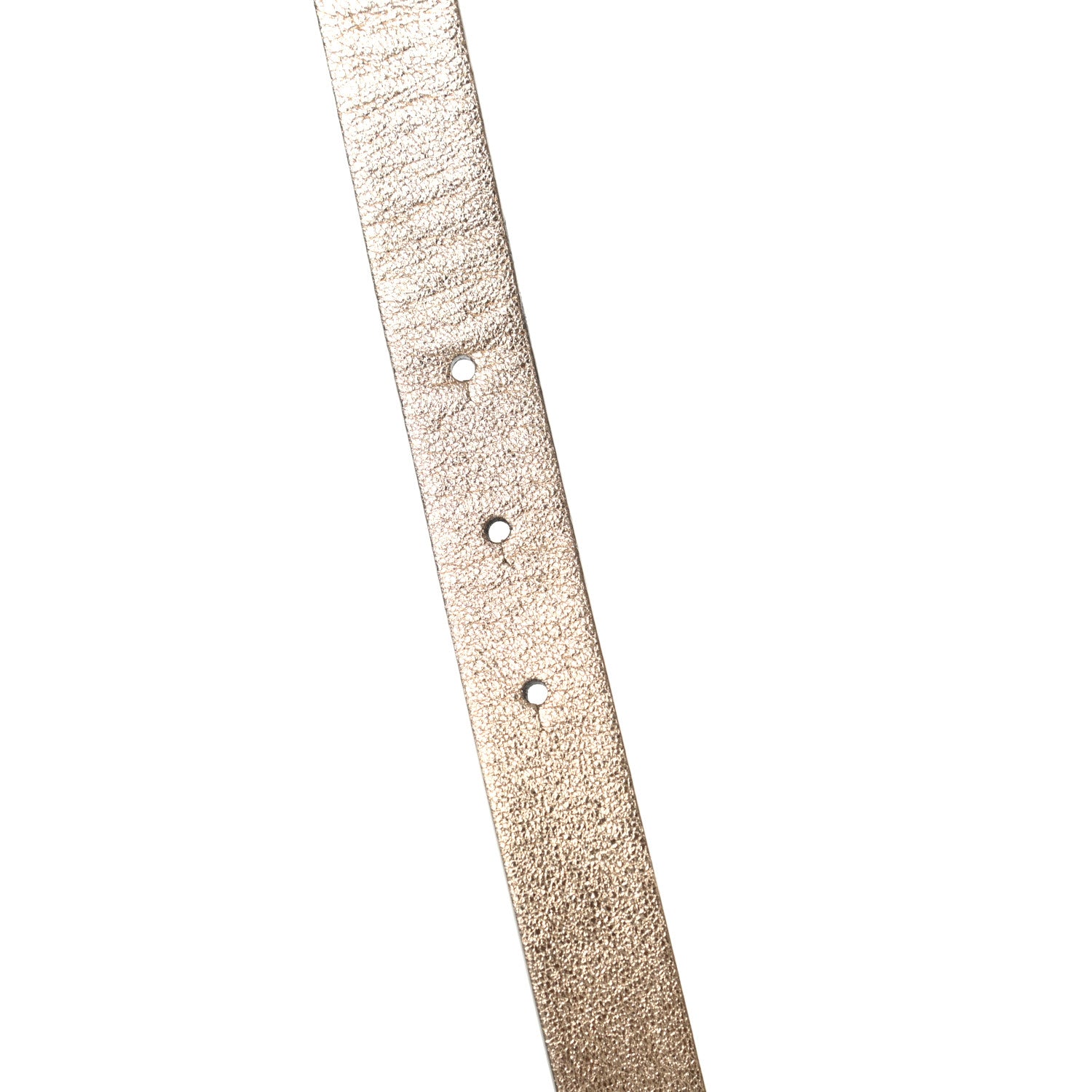 Chanel Metallic Calfskin Pearl Crystal Resin Logo Belt 70 28 Gold 4 of 5