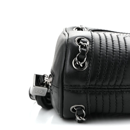 Chanel Lambskin Lax Small Tassel Shoulder Bag Black 9 of 11