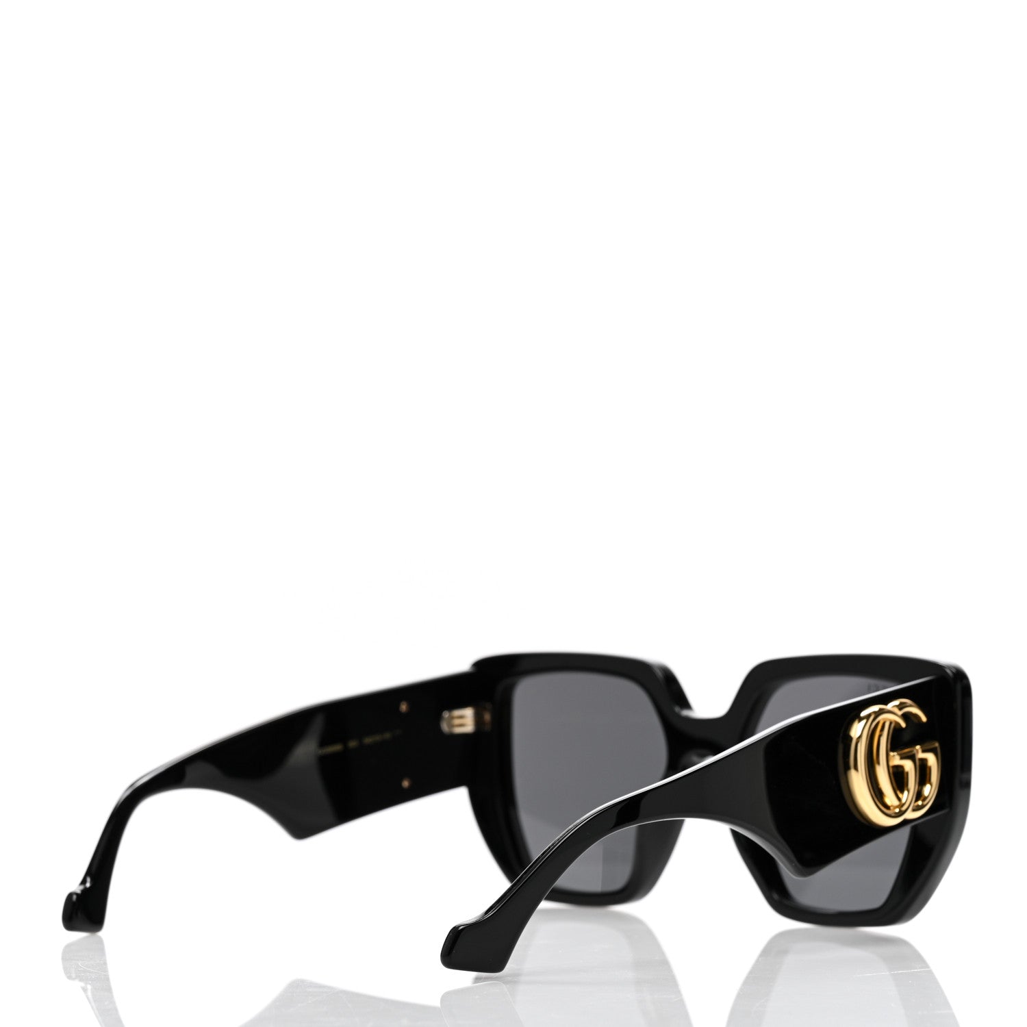 Gucci Acetate Square Frame Sunglasses GG0956S Black 4 of 8