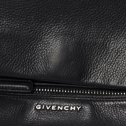 Givenchy Pebbled Calfskin Small Pandora Pure Flap Bag Black 11 of 16