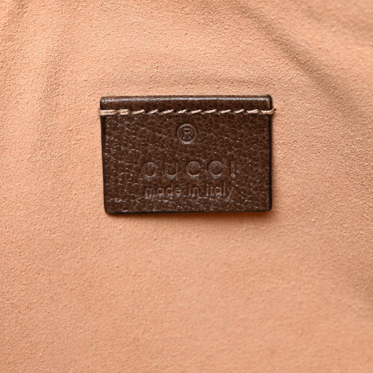 Gucci GG Supreme Monogram Large Ophidia Pouch Clutch Brown 6 of 7