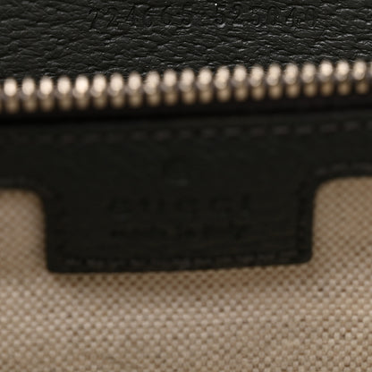 Gucci GG Supreme Monogram Textured Dollar Calfskin Large Ophidia Tote Bag Grey Black Graphite Grey 7 of 14