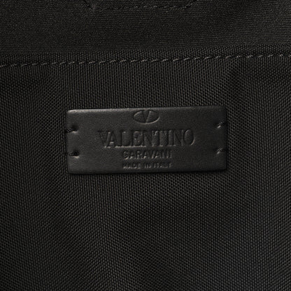 Valentino Garavani Nylon VLTN Logo Patch Backpack Black 6 of 9