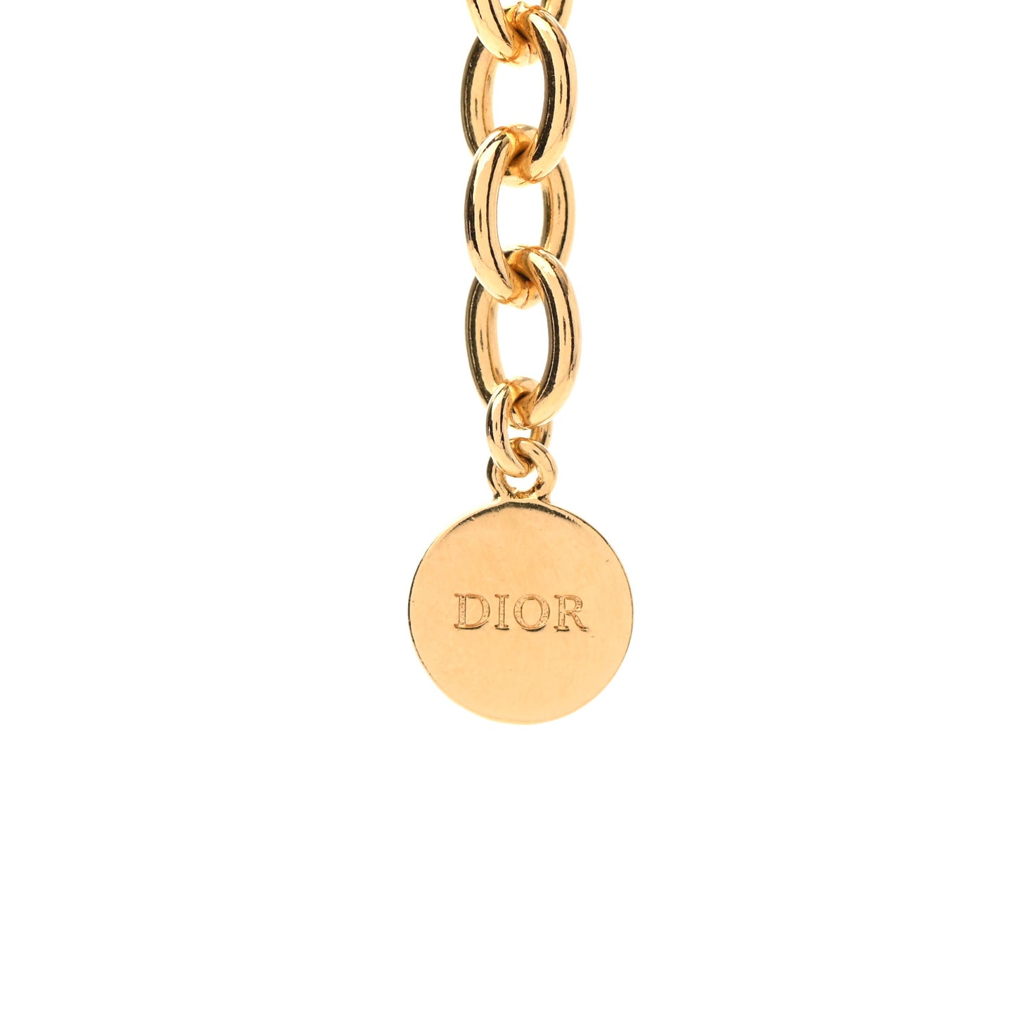 Metal Danseuse Etoile Chain Choker Necklace Gold