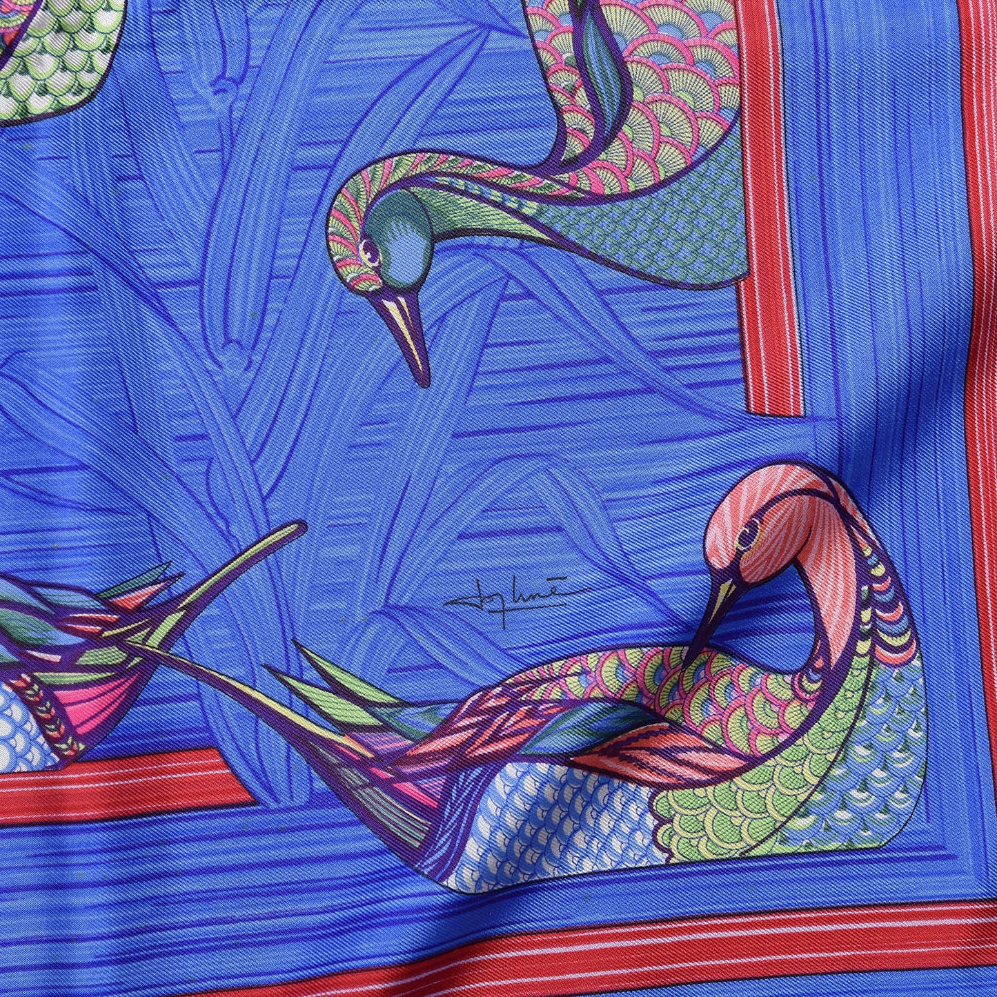 Silk La Mare aux Canards Scarf 90