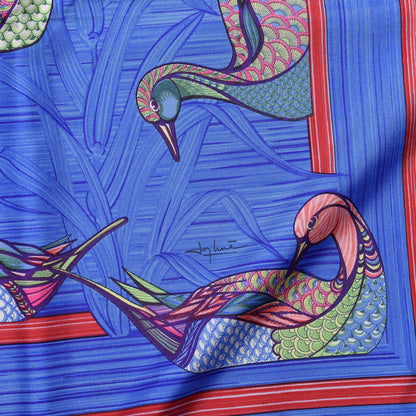 Hermes Silk La Mare aux Canards Scarf 90 3 of 5