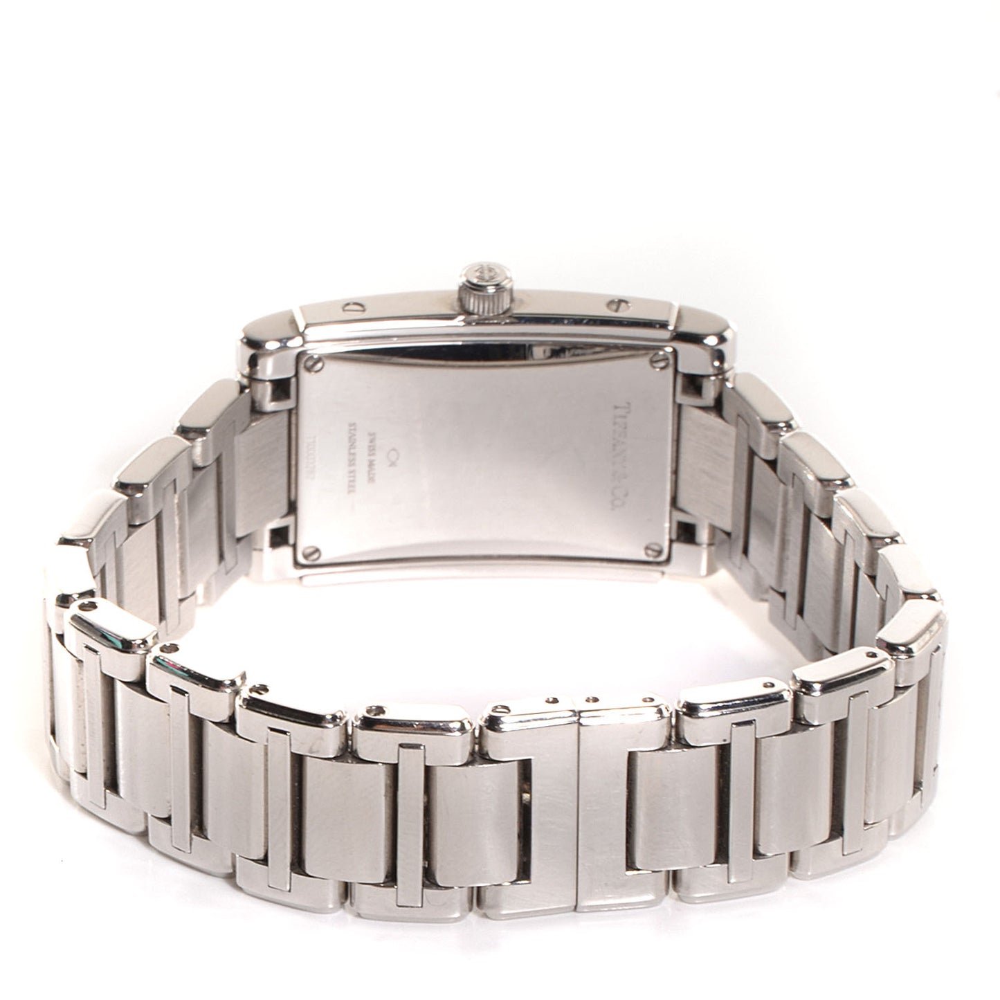 Stainless Steel Diamond Bezel 22mm Grand Resonator Quartz Watch Pink