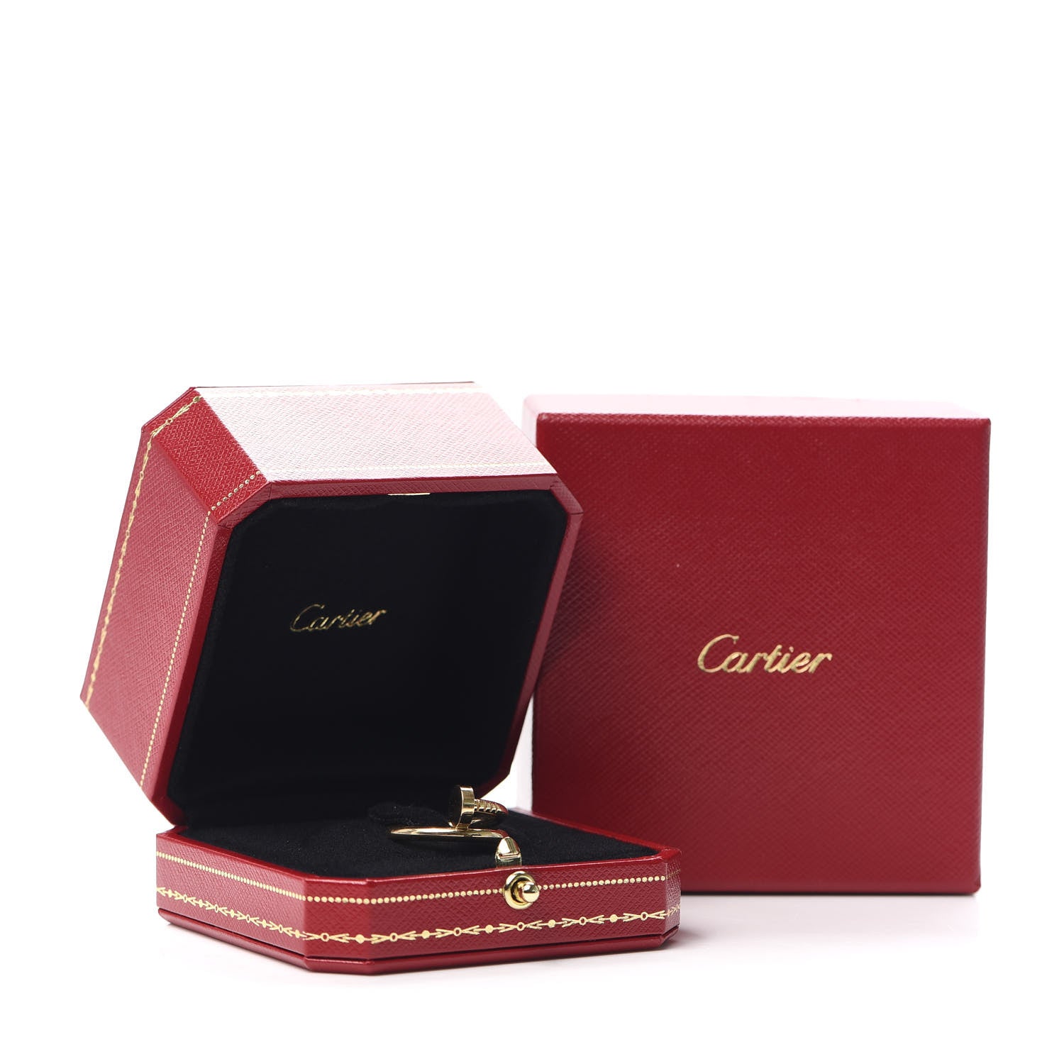 Cartier 18K Yellow Gold Juste Un Clou Ring 51 5.75 7 of 7