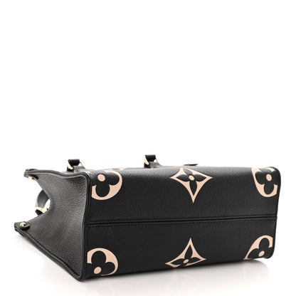 Louis Vuitton Empreinte Monogram Giant Onthego PM Black Beige 4 of 9