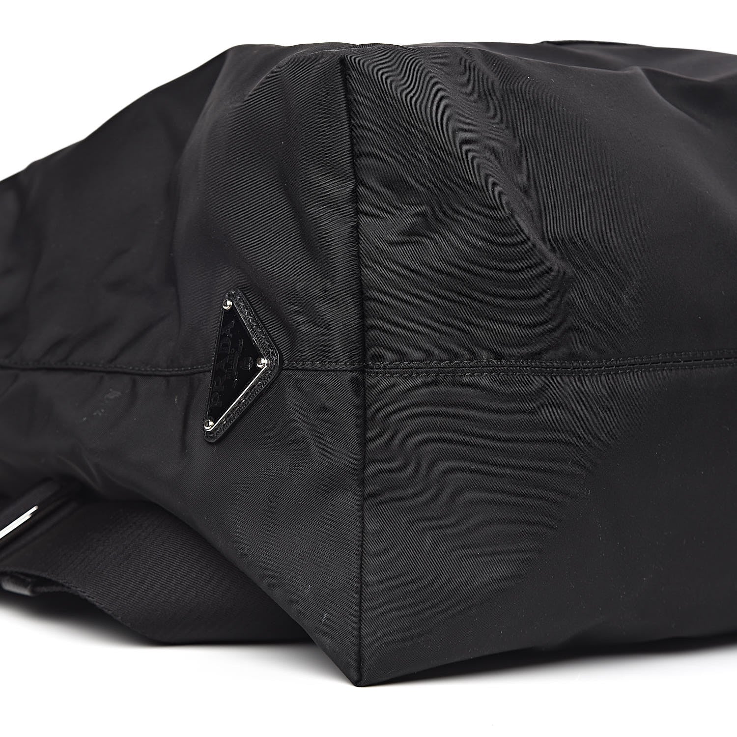 Prada X JAMES JEAN Tessuto Nylon Patch Shopping Tote Black 13 of 17
