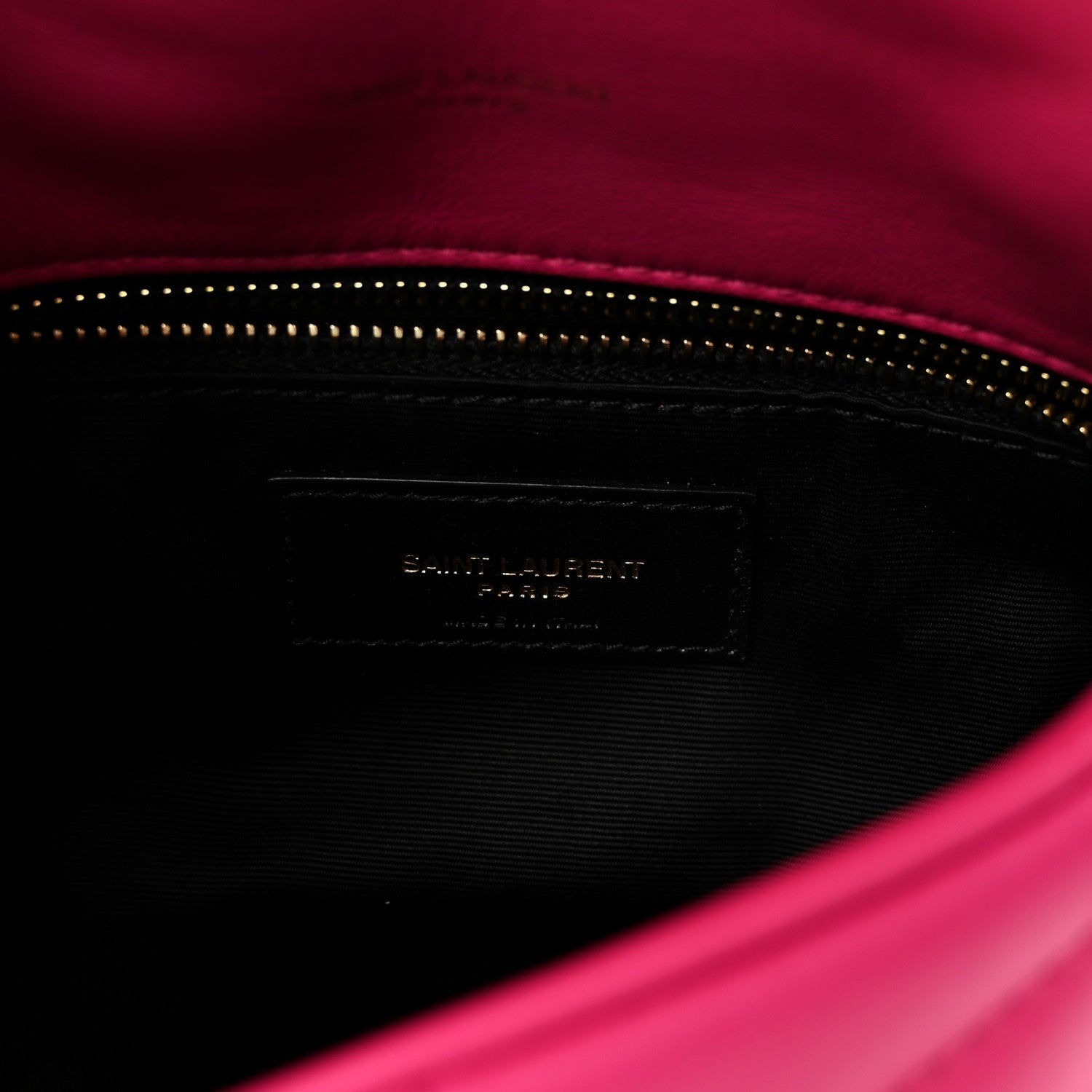 Saint Laurent Lambskin Quilted Toy Loulou Puffer Monogram Chain Satchel Bubblegum 6 of 10